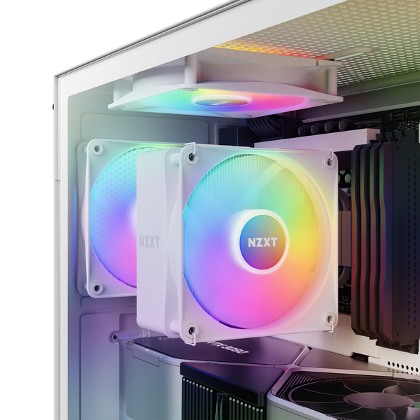  Vỏ máy tính NZXT H5 Flow White RGB 