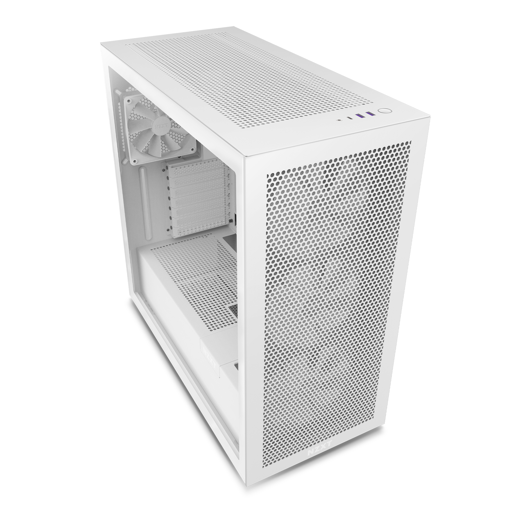  Vỏ máy tính NZXT H7 Flow White RGB (CM-H71FW-R1) 