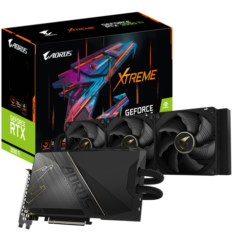 Card Màn Hình Gigabyte AORUS GeForce RTX 3090 Ti XTREME WATERFORCE 24G (GV-N309TAORUSX-W-24GD)