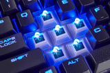  Bàn phím Corsair K68 Blue Switch Blue LED 