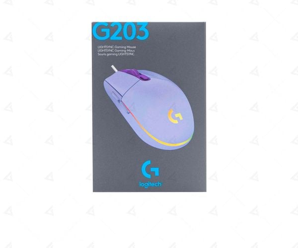  Chuột Logitech G203 LightSync Lilac 
