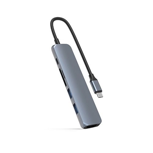  CỔNG CHUYỂN HYPERDRIVE BAR 6 IN 1 USB-C HUB HD22E SILVER 