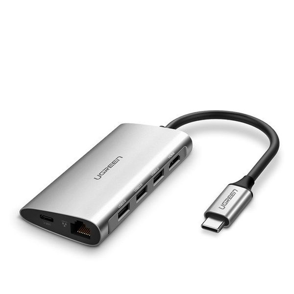  UGreen USB-C to 3*USB3.0 + HDMI + RJ45 + SD&TF Converter  - CM121 