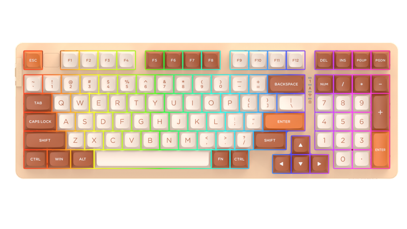 Bàn phím cơ DareU A98 Pro TM Tiramisu Dream switch