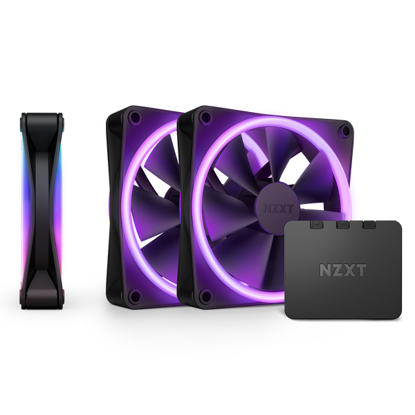 Fan NZXT F120 RGB DUO Triple Pack Black