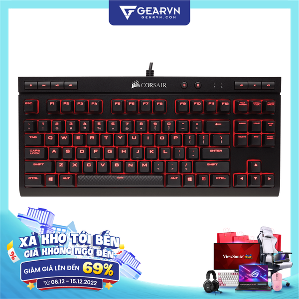  Bàn phím Corsair K63 MX Red Switch (CH-9115020-NA) 