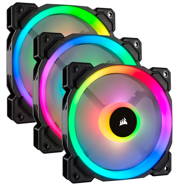 Bộ 3 quạt Corsair LL120 RGB kèm Node PRO (CO-9050072-WW)