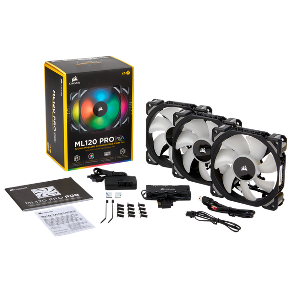  Quạt Corsair ML120 Pro RGB( KIT 3 Quạt RGB) 