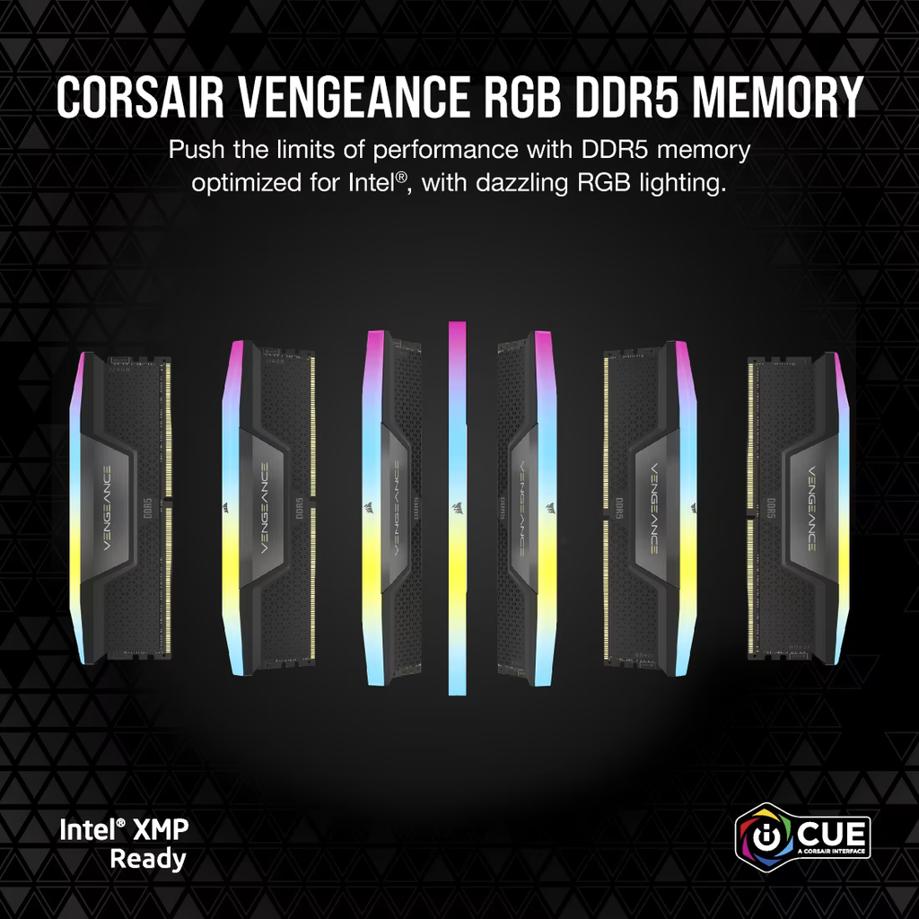 Ram Corsair Vengeance RGB 128GB (2x64GB) 6400 DDR5