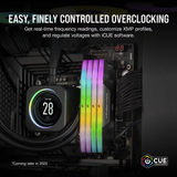  Ram Corsair Vengeance RGB 128GB (2x64GB) 6400 DDR5 (CMH128GX5M2B6400C42) 