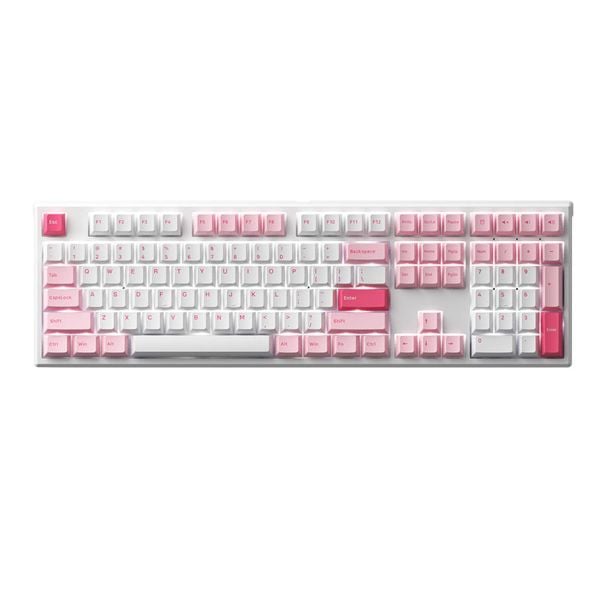 Bàn phím cơ AKKO MonsGeek MG108 Prunus Lannesiana Akko CS Wine Red switch
