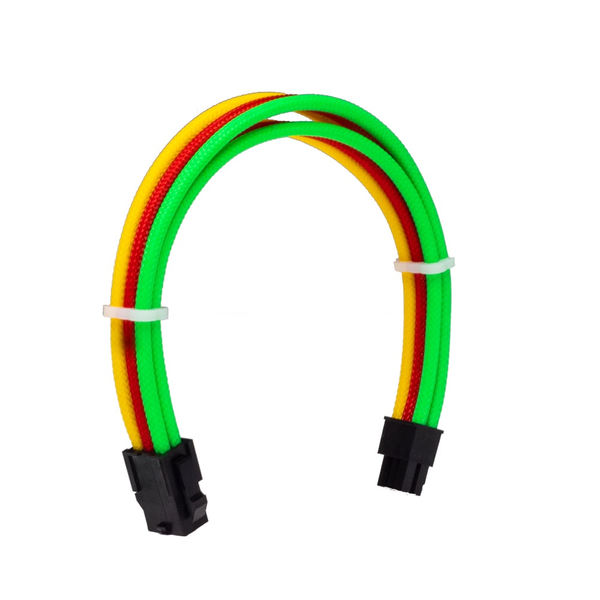  Phụ Kiện Dây Cable Sleeving 6 Pin Rainbow 