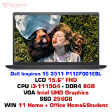  Laptop Dell Inspiron 15 3511 P112F001EBL 