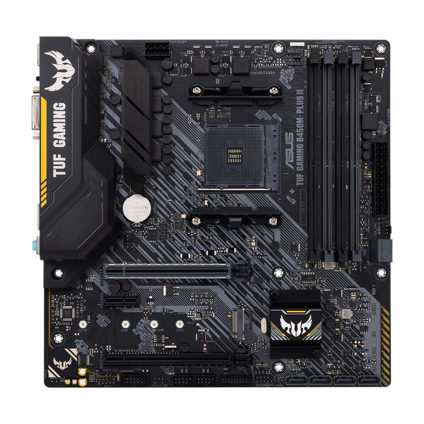  ASUS TUF GAMING B450M-PLUS II (Socket AM4) 