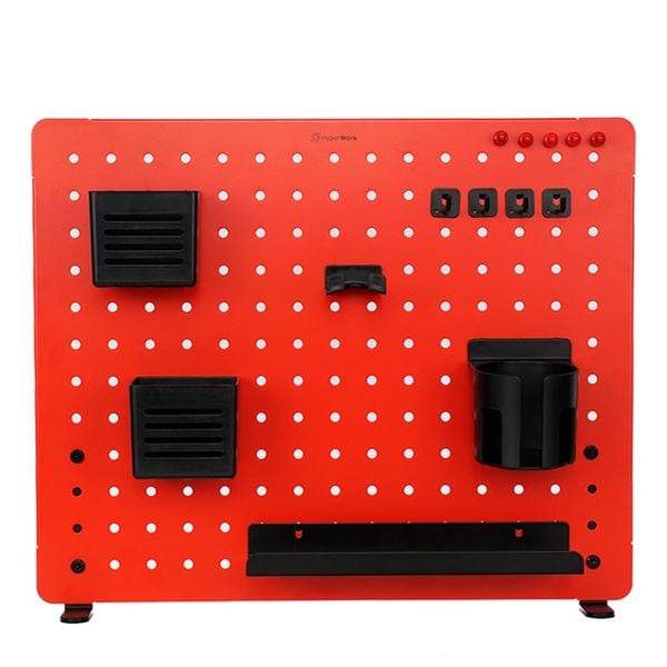 Bảng treo đồ Pegboard HyperWork PG-02 Đỏ