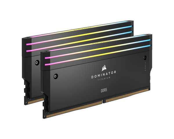 RAM Corsair Dominator Titanium Black 32GB (2x16GB) RGB 6000 DDR5 (CMP32GX5M2B6000C30)