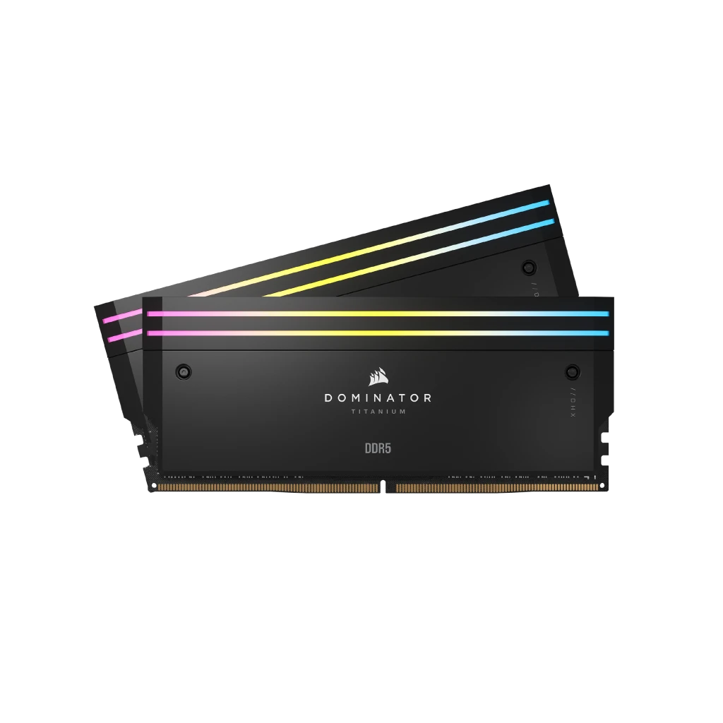 RAM Corsair Dominator Titanium Black 64GB (2x32GB) RGB 6000 DDR5 (CMP64GX5M2B6000C30)