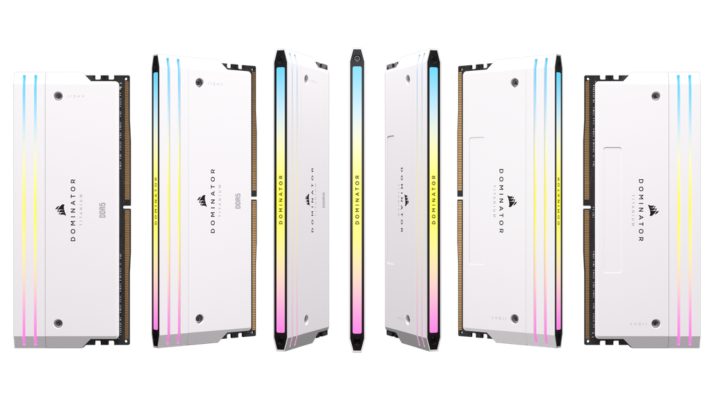 RAM Corsair Dominator Titanium White 32GB (2x16GB) RGB 60000 DDR5 (CMP – GEARVN.COM