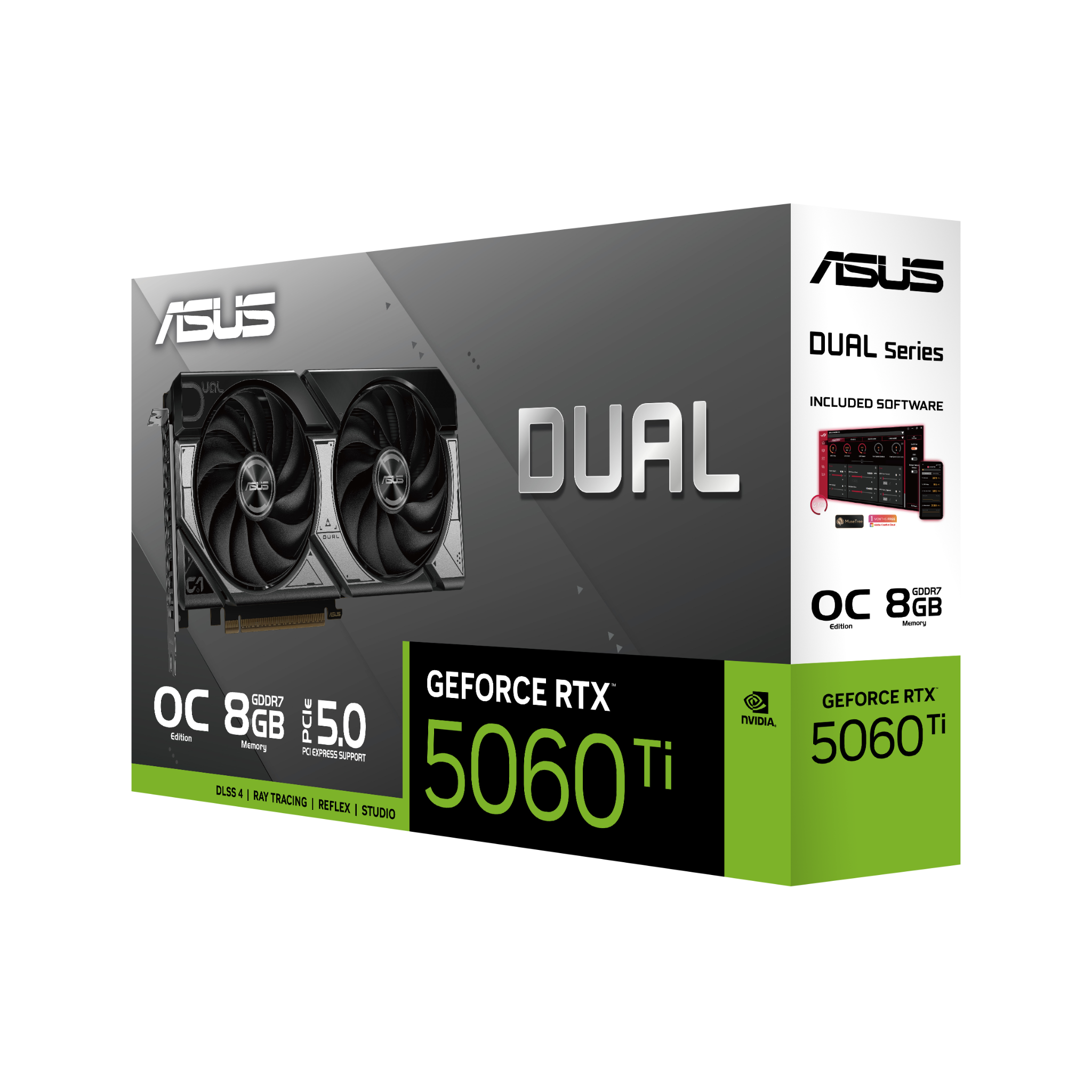 Card màn hình Asus GeForce RTX 5060 Ti DUAL OC 8GB