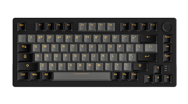  Bàn phím cơ DareU EK75 Pro Triple Mode Black Golden Cloud switch 
