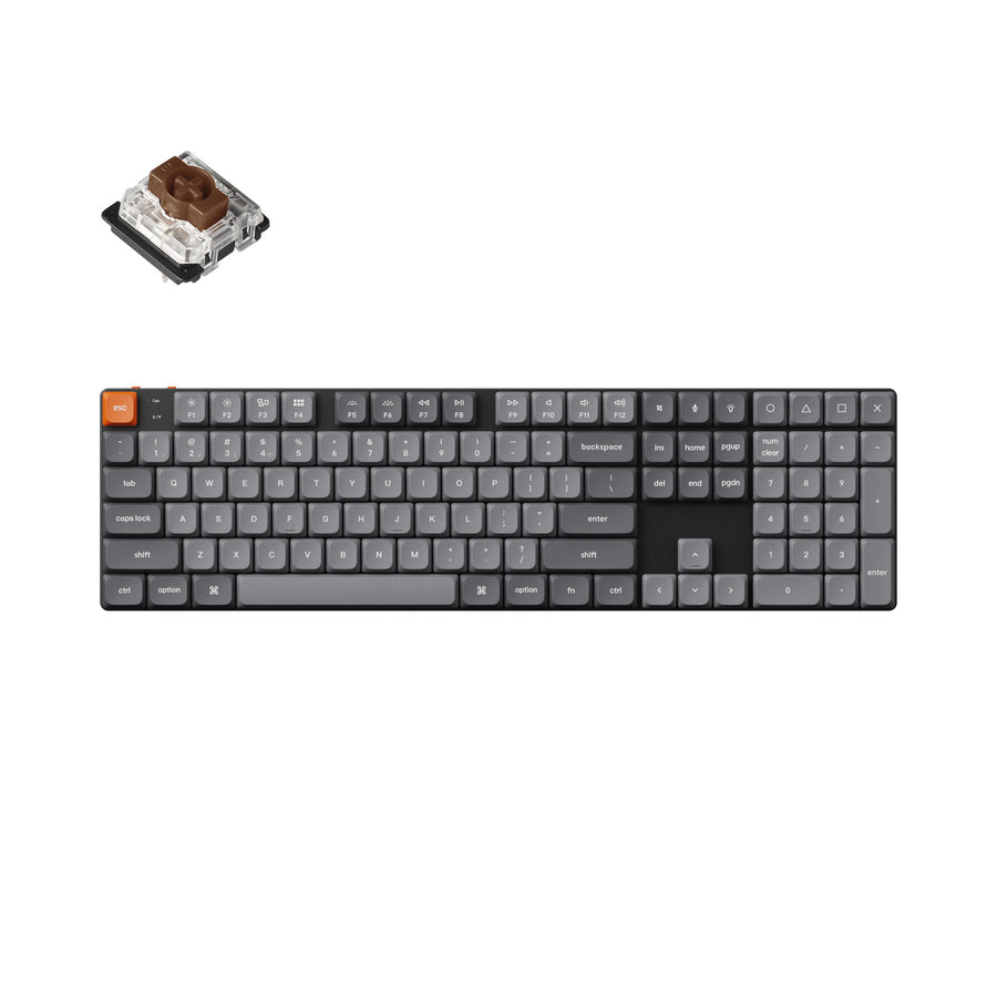 Bàn phím Keychron K5M-B3 Black Brown Switch