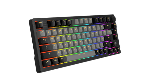  Bàn phím cơ DareU EK75 Pro Triple Mode Black Golden Cloud switch 