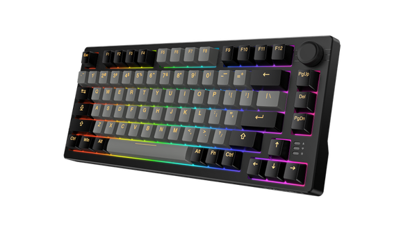  Bàn phím cơ DareU EK75 Pro Triple Mode Black Golden Cloud switch 