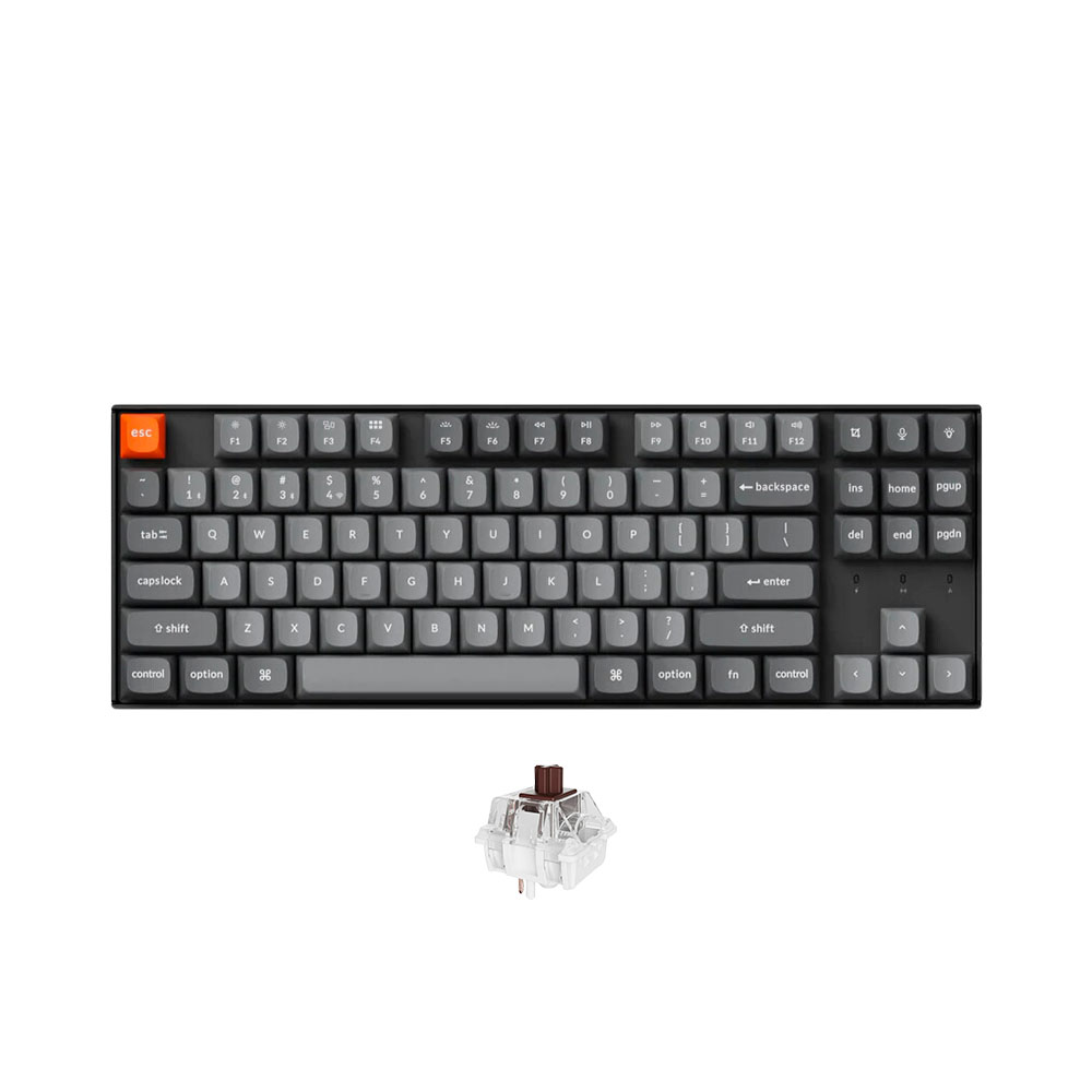 Bàn phím Keychron K8M-J3 Black Brown Switch