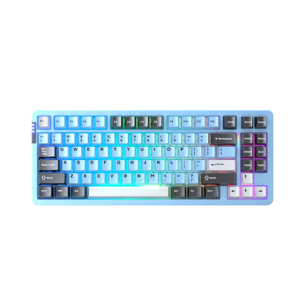 Bàn phím Leobog Hi86 TM (Đen+Xanh dương+Trắng/ Nimbus V3 switch) HI8603