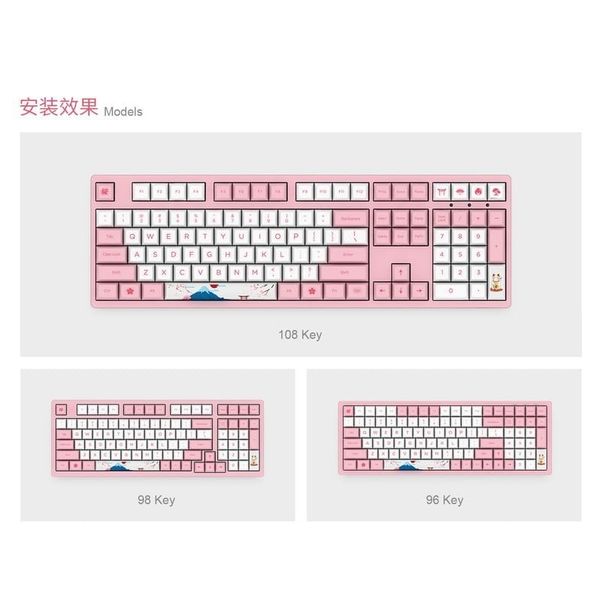  Keycaps Set Akko World Tour Tokyo DSA 