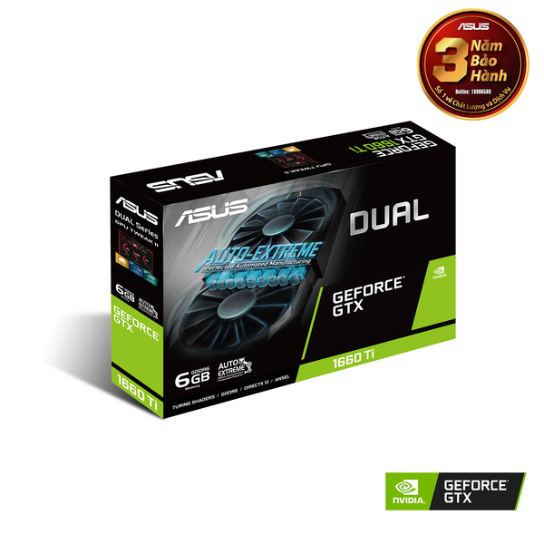  ASUS Dual GeForce® GTX 1660 Ti 6GB GDDR6 