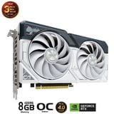  Card màn hình ASUS Dual GeForce RTX 4060 WHITE OC Edition 8GB (DUAL-RTX4060-O8G-WHITE) 