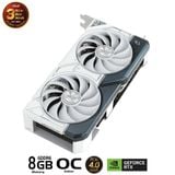  Card màn hình ASUS Dual GeForce RTX 4060 WHITE OC Edition 8GB (DUAL-RTX4060-O8G-WHITE) 