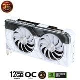  Card màn hình ASUS Dual GeForce RTX 4070 White OC Edition 12GB (DUAL-RTX4070-O12G-WHITE) 