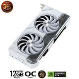  Card màn hình ASUS Dual GeForce RTX 4070 White OC Edition 12GB (DUAL-RTX4070-O12G-WHITE) 