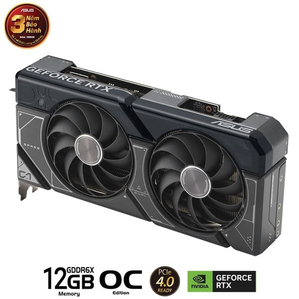  Card màn hình ASUS Dual GeForce RTX 4070 SUPER OC Edition 12GB GDDR6X (DUAL-RTX4070S-O12G) 