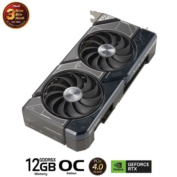  Card màn hình ASUS Dual GeForce RTX 4070 SUPER OC Edition 12GB GDDR6X (DUAL-RTX4070S-O12G) 