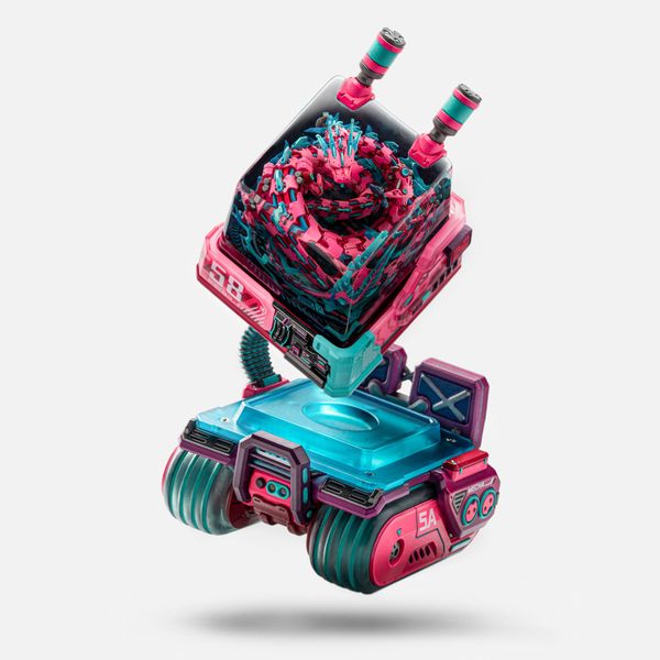 Figure Dwarf Factory MC. Long Aqua Kunzite