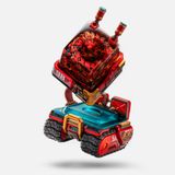 Figure Dwarf Factory MC. Long Red Lunar 