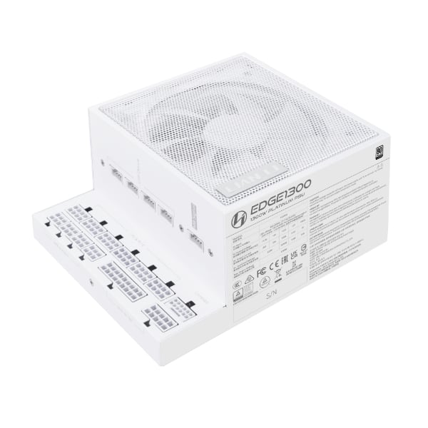 Nguồn máy tính Lian Li EDGE 1300W White L-Shape - 80 Plus Platinum - Full Modular