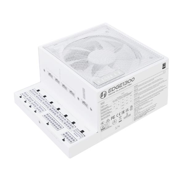 Nguồn máy tính Lian Li EDGE 1300W White L-Shape - 80 Plus Platinum - Full Modular