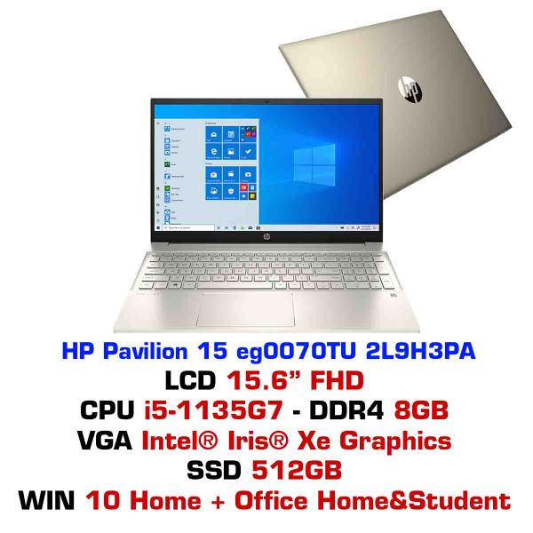  Laptop HP Pavilion 15 eg0070TU 2L9H3PA 