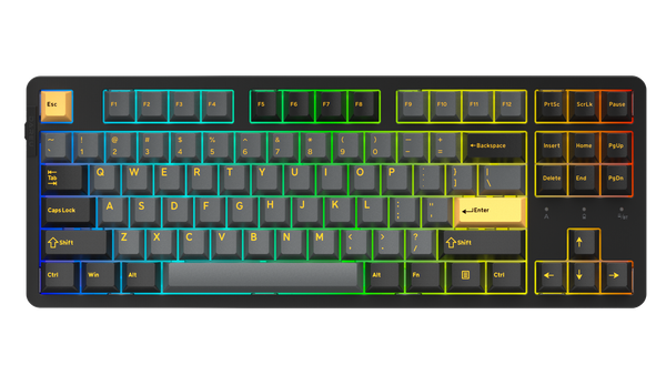 Bàn phím Không dây DareU EK87 Pro RGB Đen Dream Switch