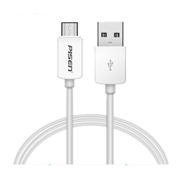 Cáp Pisen Usb Type - C (2A) 1000Mm - Mu14 - 1000 White