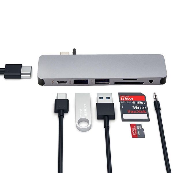  Cổng chuyển HyperDrive SOLO 7-in-1 USB-C Hub for MacBook, PC & Devices - GN21D GREY 