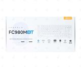  Bàn phím Leopold FC980M Bluetooth White Grey Silent Red Switch 