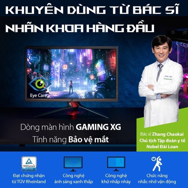  Màn hình ASUS ROG Strix XG258Q 25" TN 240Hz 1ms chuyên game 