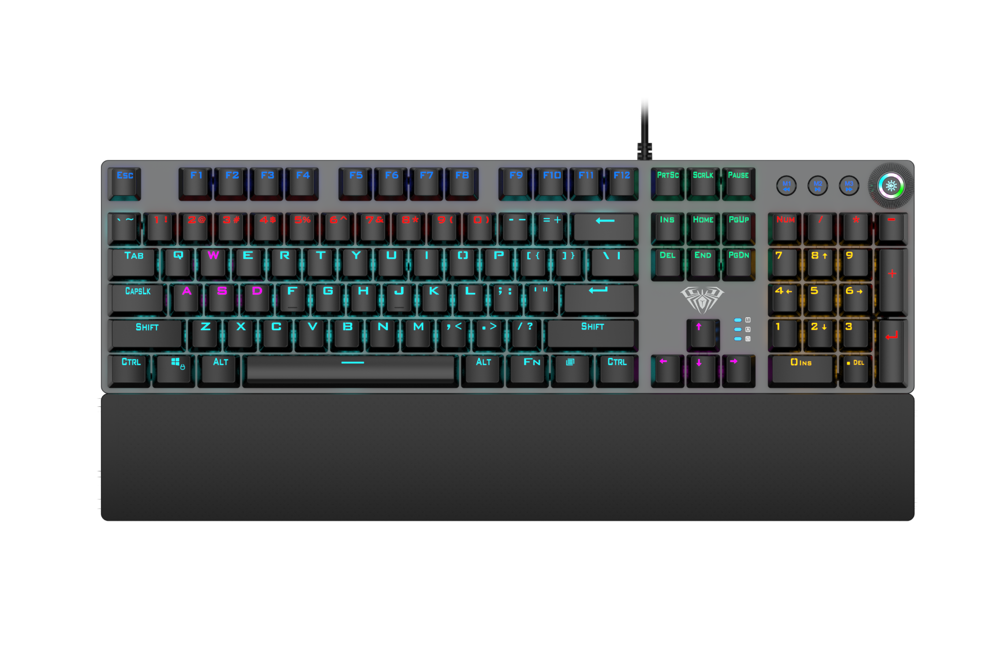 Bàn phím AULA F2058 có dây (Đen Red switch) F205802