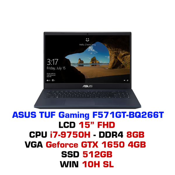  Laptop ASUS Gaming F571GT BQ266T 