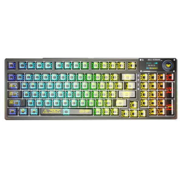  Bàn phím AULA F98 PRO TM (Đen/ Ice Crystal Switch) 